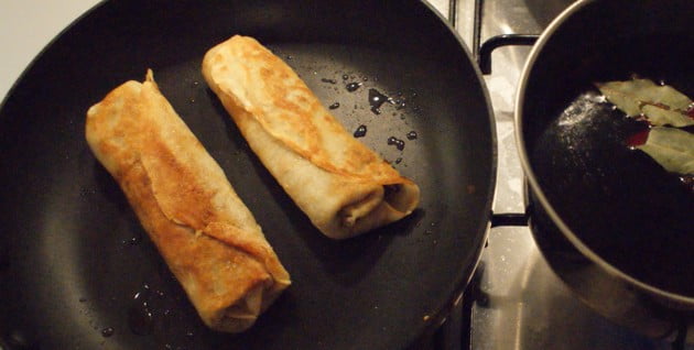 krokiety z kapustą i pieczarkami gotowe