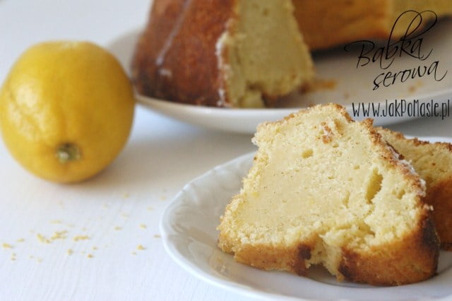 babka cytrynowa z twarogiem