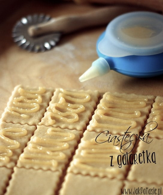kruche ciasteczka z galaretką