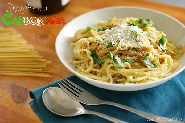 spaghetti carbonara spaghetti carbonara