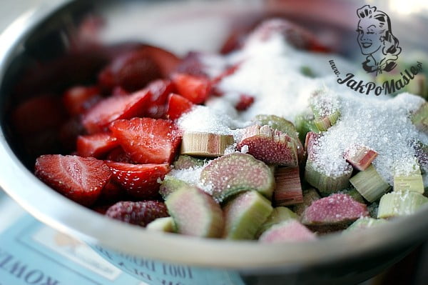 Crumble owoce pod kruszonką