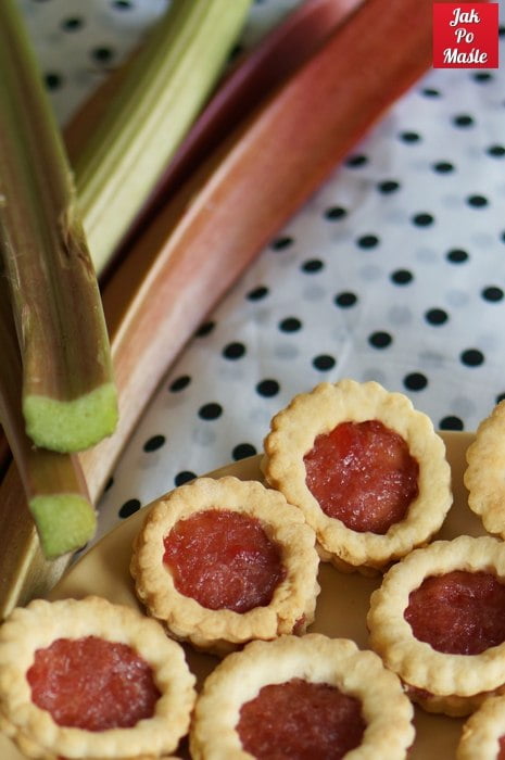 ciasteczka z rabarbarem