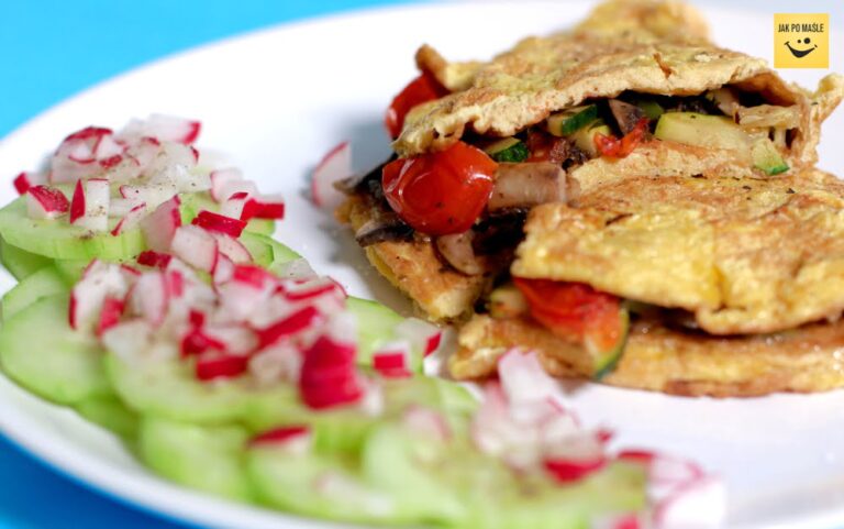 przepis na omlet z warzywami