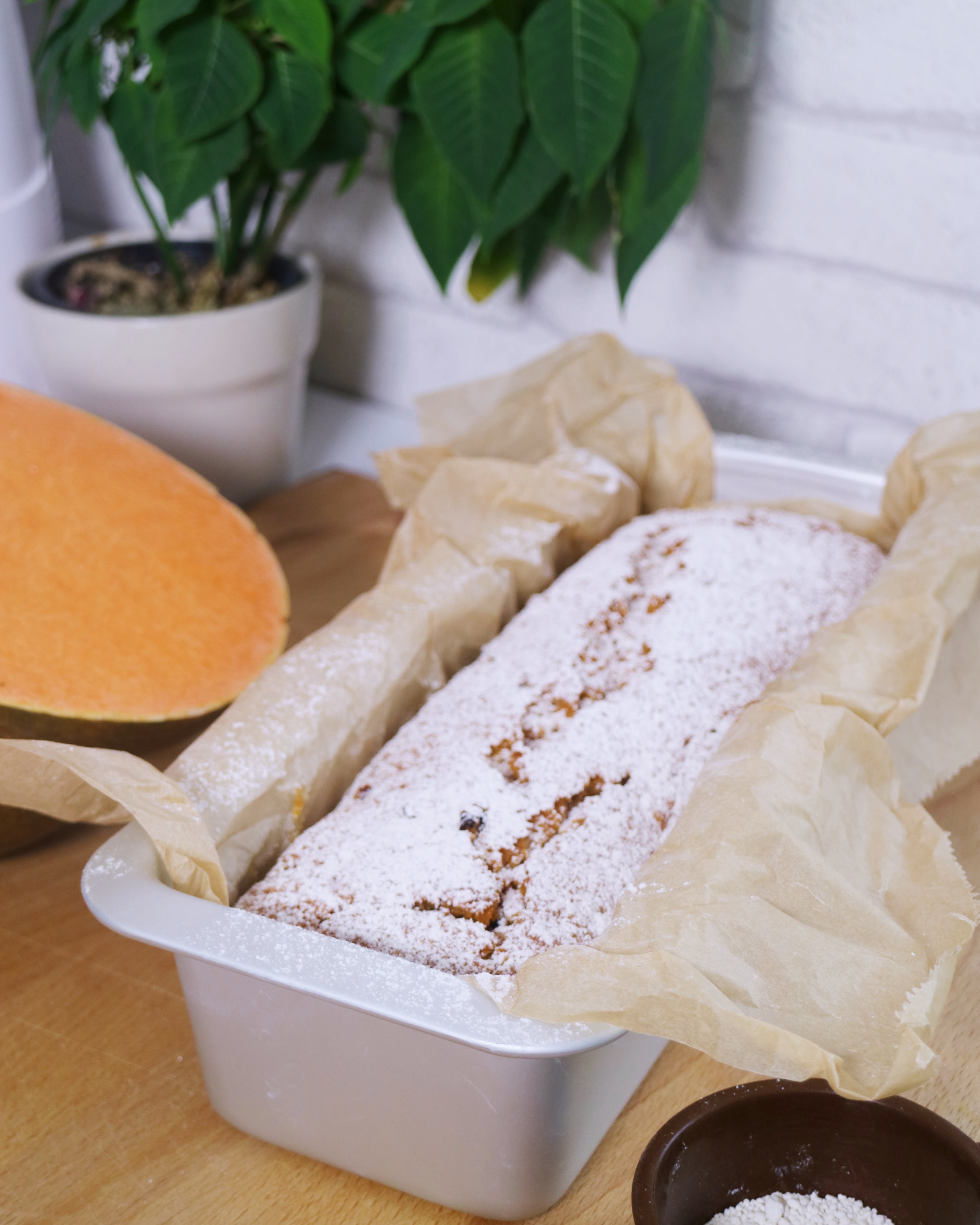 wegańskie ciasto dyniowe bez jajek na blasze