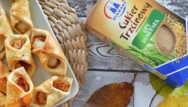 Ciasteczka z jabłkami i cynamonem – ciasto krucho-drożdżowe