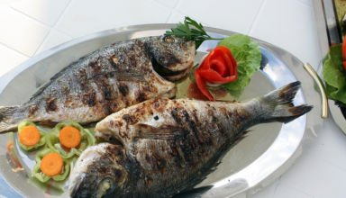 grillowana ryba leszcz