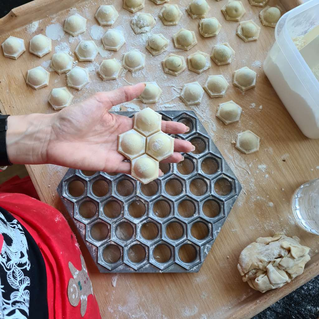 ravioli ze szpinakiem