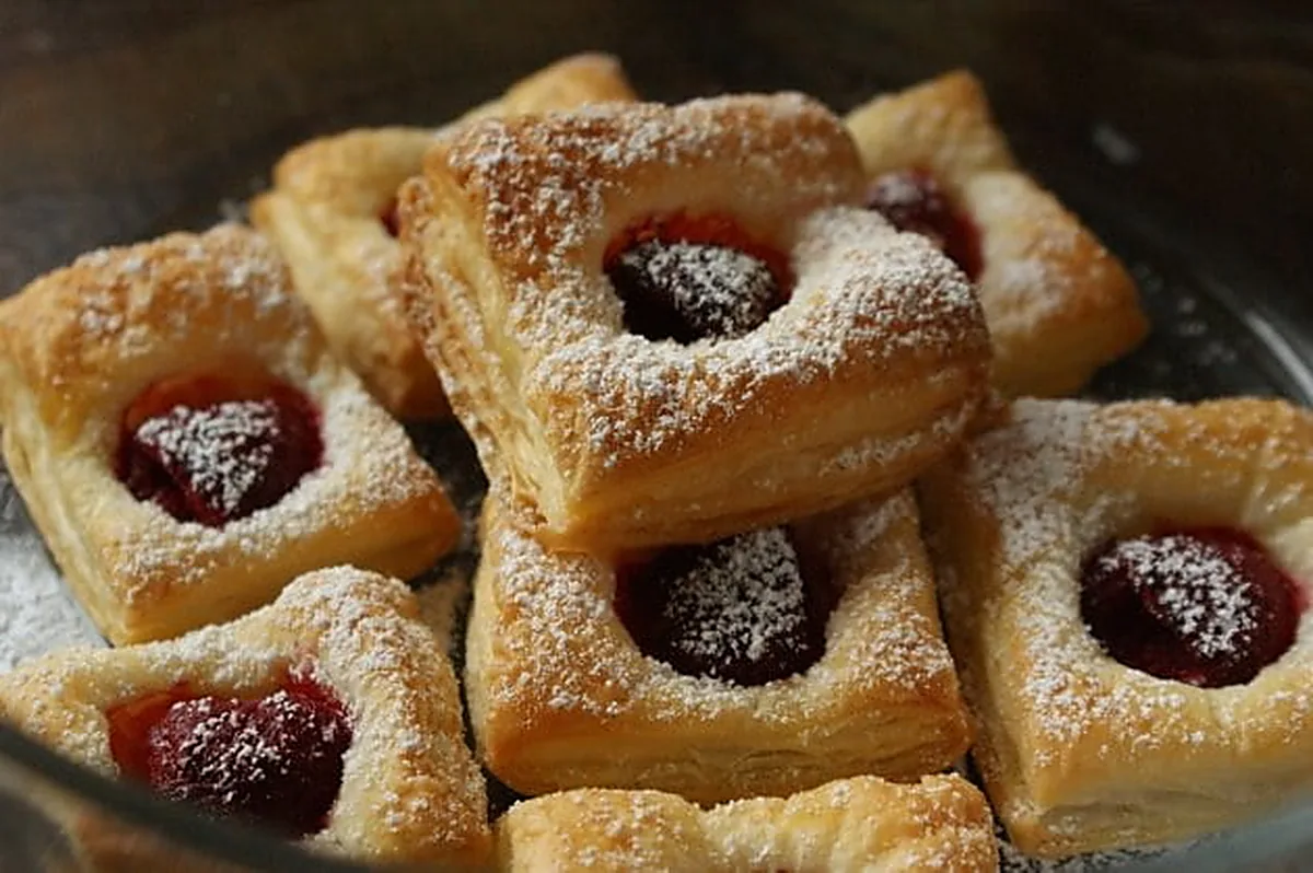 Ciasteczka z ciasta francuskiego - 20 sztuk w 15 minut