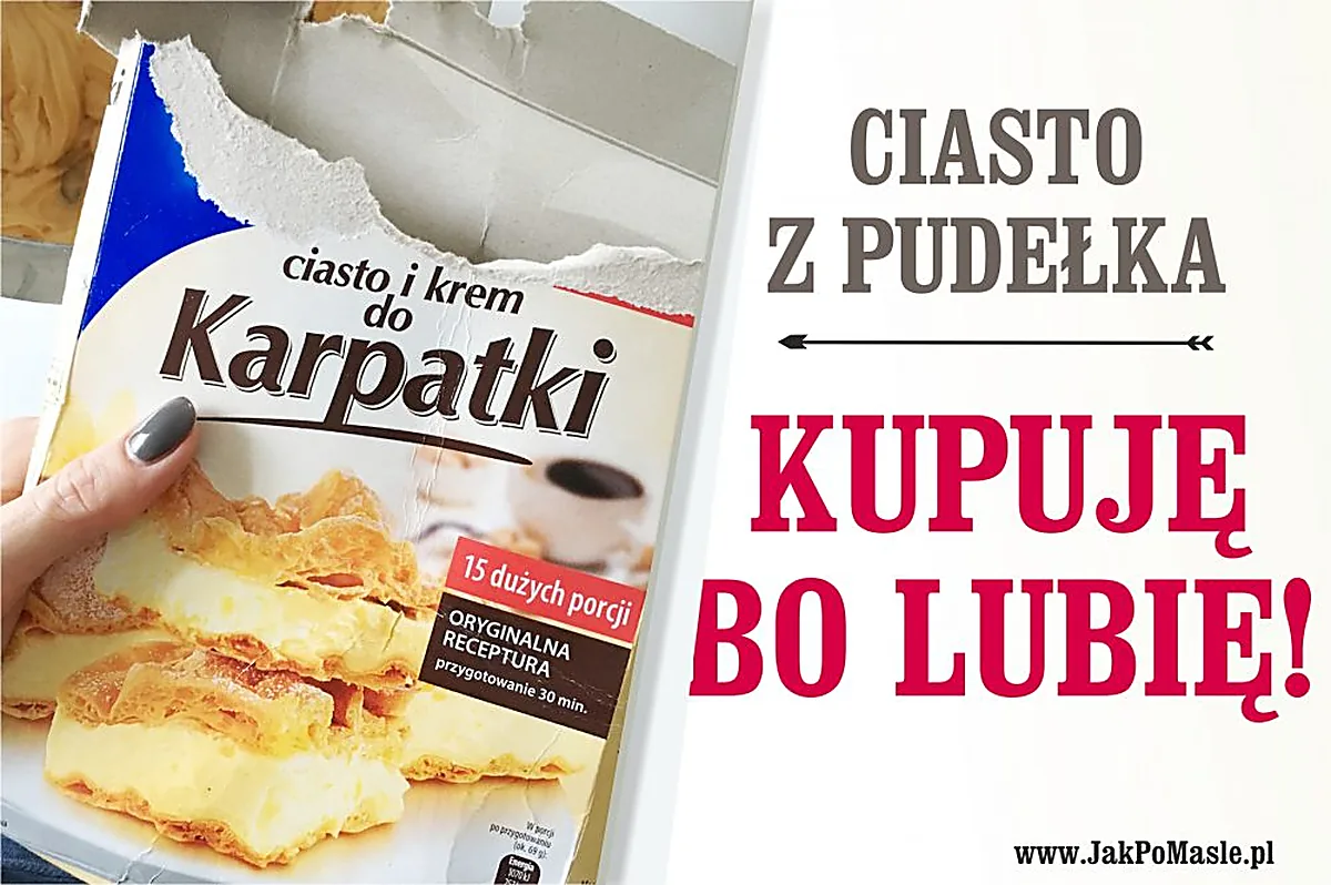 Karpatka z pudełka - czy warto? Opinia technologa żywności