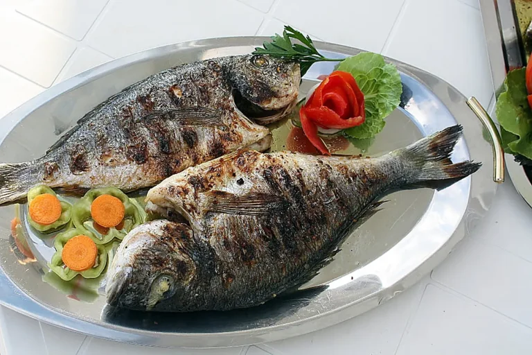 grillowana ryba leszcz