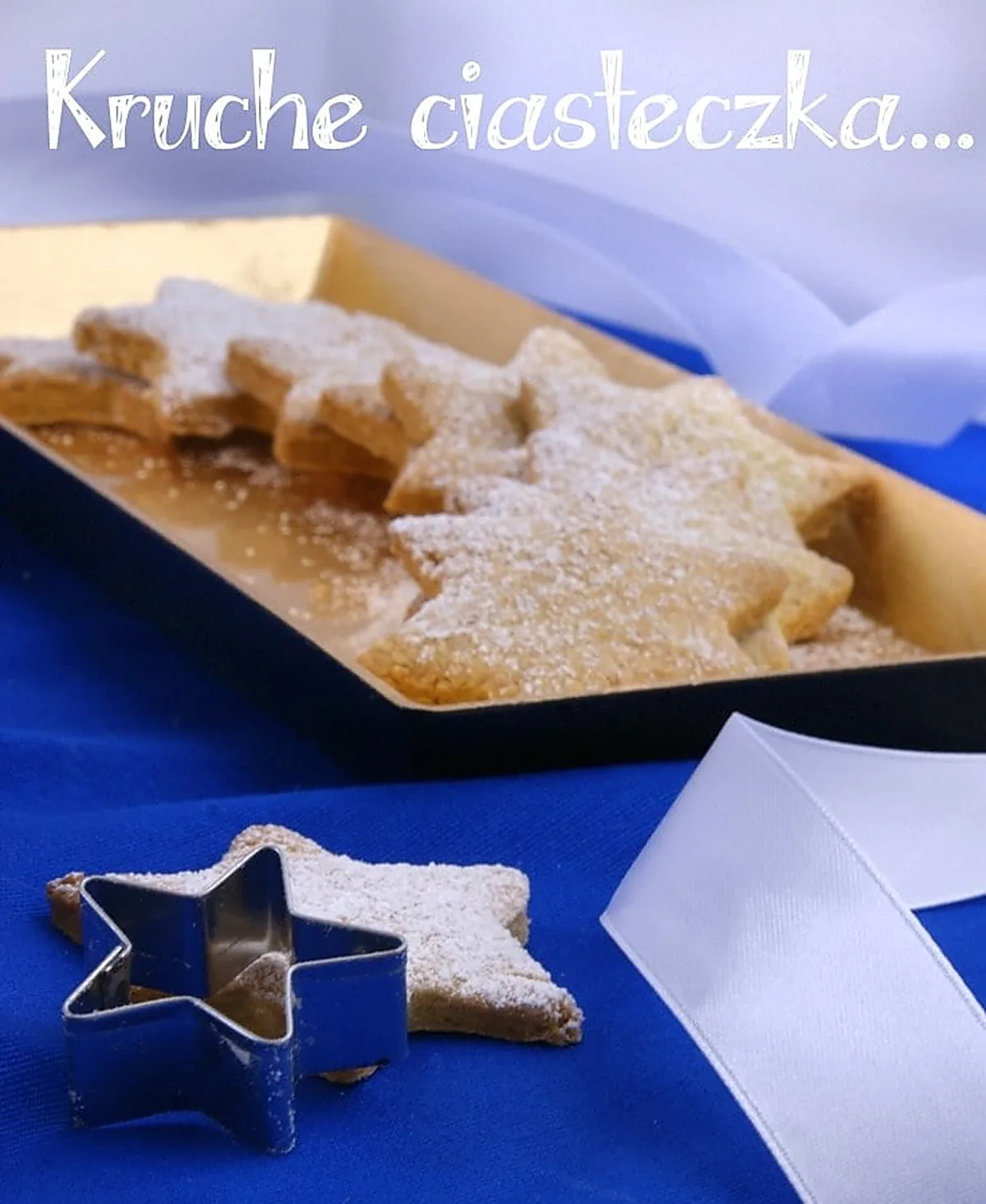 Półkruche ciasteczka - przepis podstawowy krok po kroku