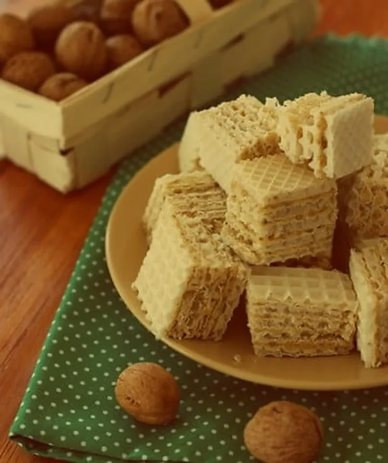 wafle z mlekiem w proszku